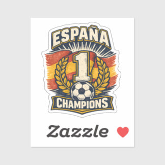 Spain World Cup Champions Vintage Football Badge R