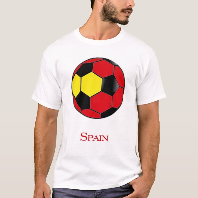 Spain World Cup Soccer T-Shirt (Front)