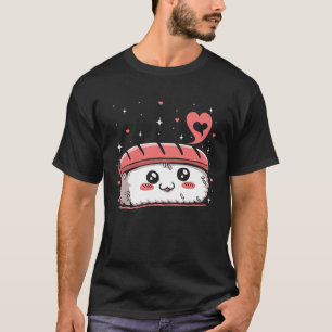 Spam Musubi Food Instruction Diagram Japanese Hawa T-Shirt