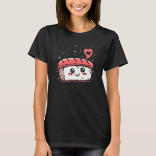 Spam Musubi Food Instruction Diagram Japanese Hawa T-Shirt