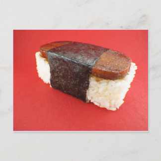 Spam Musubi Postcard