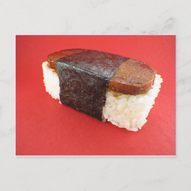 Spam Musubi Postcard (Front)