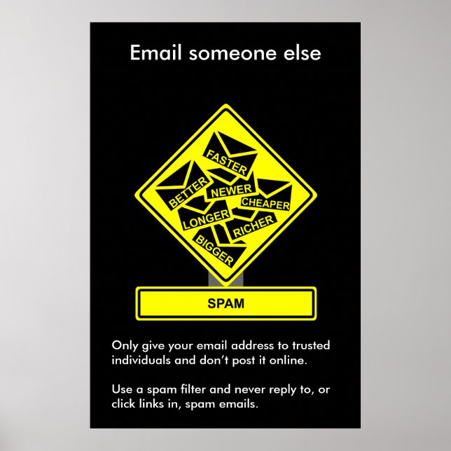 Spam Security Awareness Poster (Front)