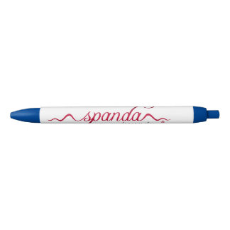 Spanda® logo black ink pen