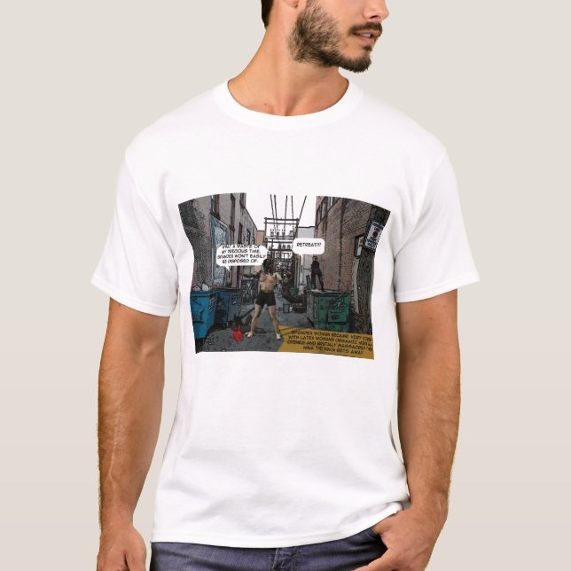 spandex woman comics T-Shirt (Front)