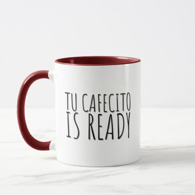 Spanglish Mugs - Tu Cafecito (Left)