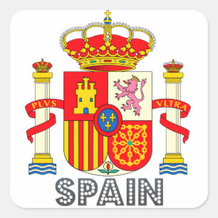 Spaniard Emblem Square Sticker
