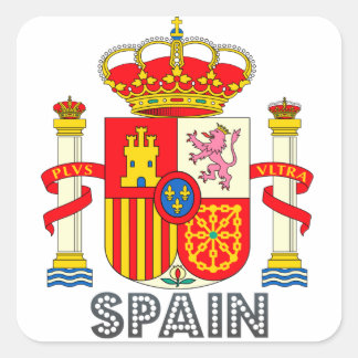 Spaniard Emblem Square Sticker