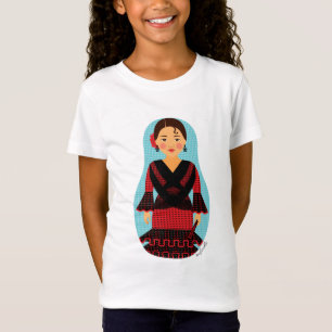 Spaniard (Red Dress) Matryoshka Girls' T-Shirt