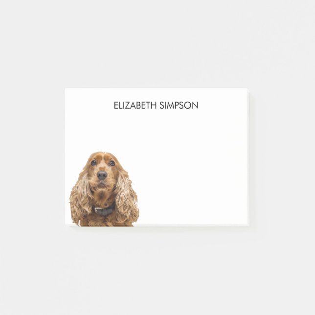 Spaniel Dog Post-it Notes (Front)