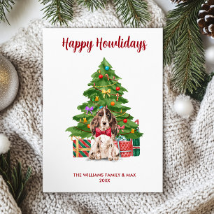 Spaniel Howlidays Card