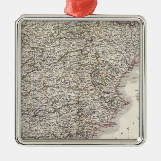 Spanien, Portugal Metal Tree Decoration (Front)