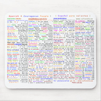 Spanish 4 courageous People Mouse Mat