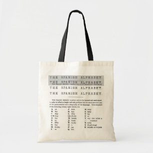 Spanish Alphabet Bag