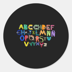 Spanish Alphabet Lore For Classic Round Sticker