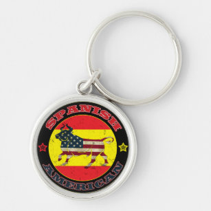 Spanish American Bull Key Ring