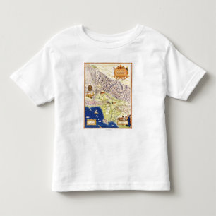 Spanish and Mexican Ranchos of Los Angeles Map Toddler T-Shirt