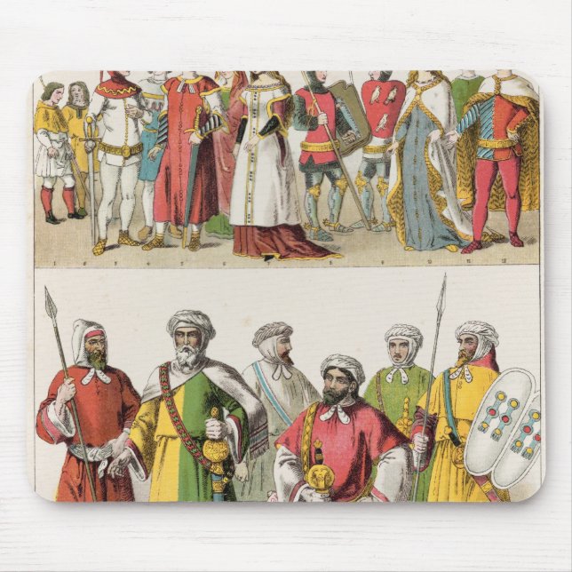 Spanish and Moorish Dress Mouse Mat (Front)