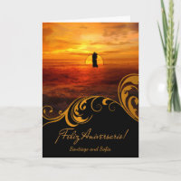 Spanish Aniversario feliz Wedding Anniversary