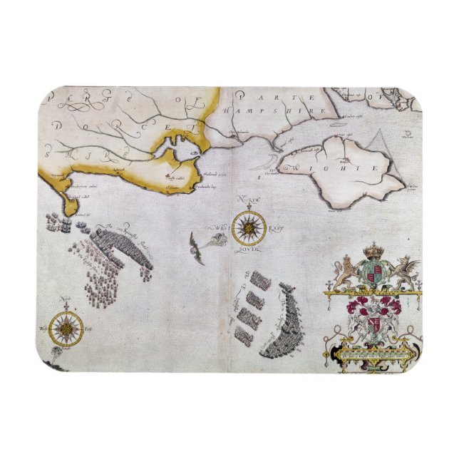SPANISH ARMADA, 1588 2 MAGNET (Horizontal)