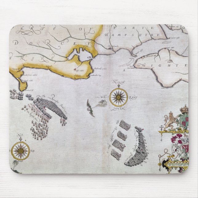 SPANISH ARMADA, 1588 2 MOUSE MAT (Front)