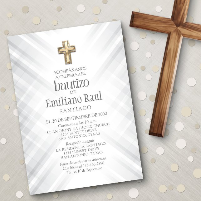 Spanish Baptism Invitation (Creator Uploaded)