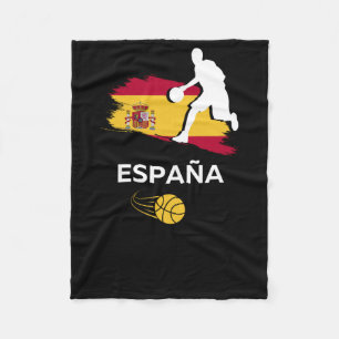 Spanish Basketball Fleece Blanket