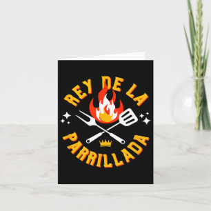 Spanish Bbq Rbeque Grill Card