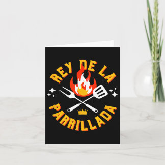 Spanish Bbq Rbeque Grill Card
