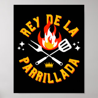 Spanish Bbq Rbeque Grill Poster
