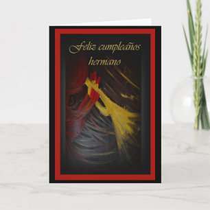 Spanish Birthday Card For Brother