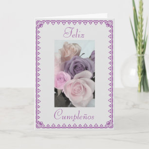 Spanish: Birthday Cumpleanos Card