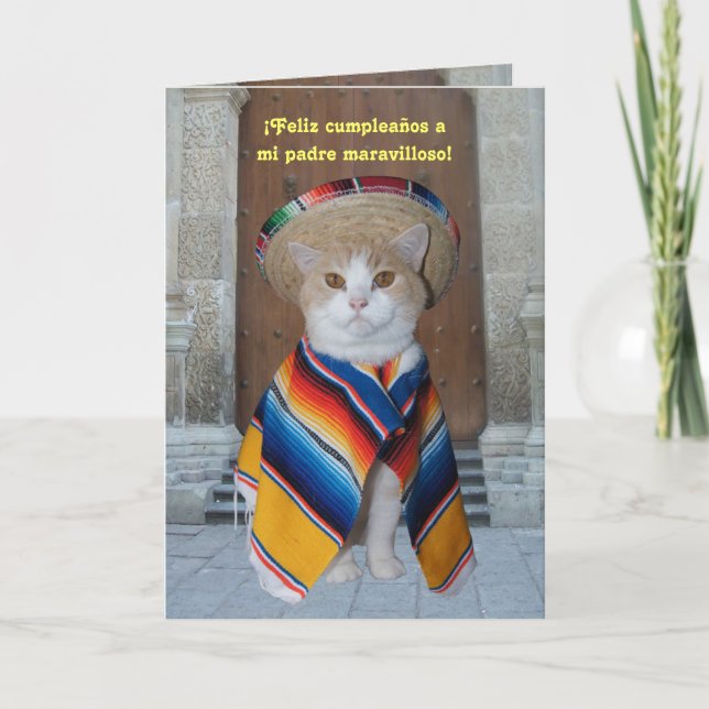Spanish Birthday for Dad Card (Front)