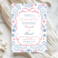 Spanish Blue Pink Cielito Lindo Gender Reveal
