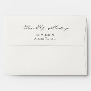 Spanish Boho Wedding Envelope