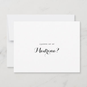 Spanish Bridesmaid Proposal Card