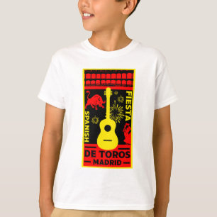 Spanish Bull Fight Corrida De Toros T-Shirt
