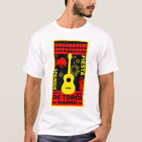Spanish Bull Fight Corrida De Toros T-Shirt