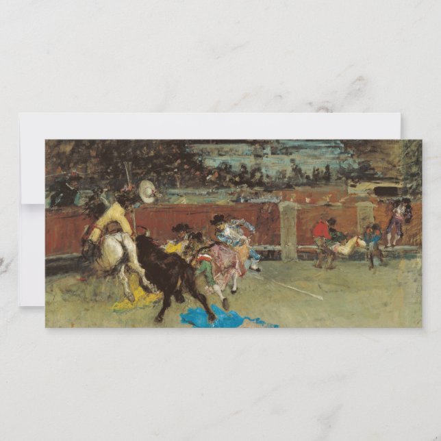 Spanish Bullfight (by Marià Fortuny) Card (Front)