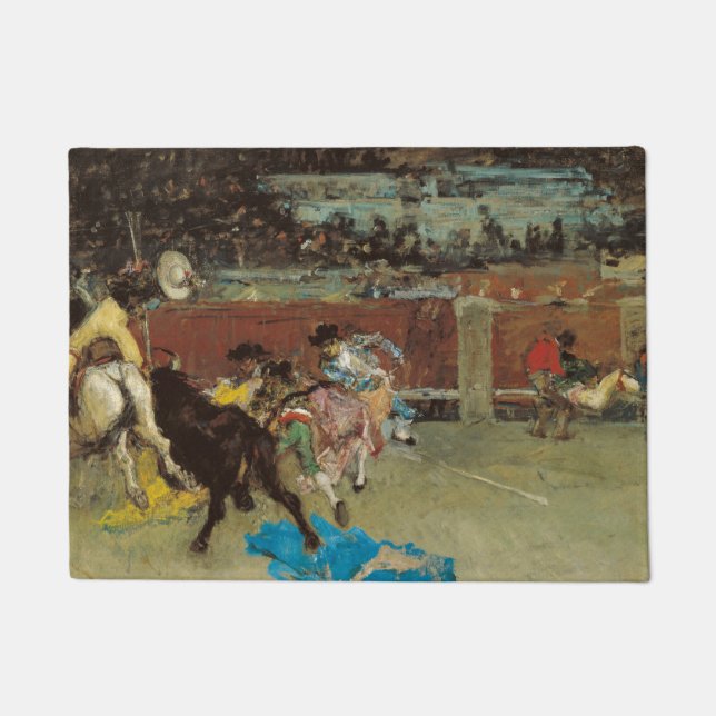 Spanish Bullfight (by Marià Fortuny) Doormat (Front)