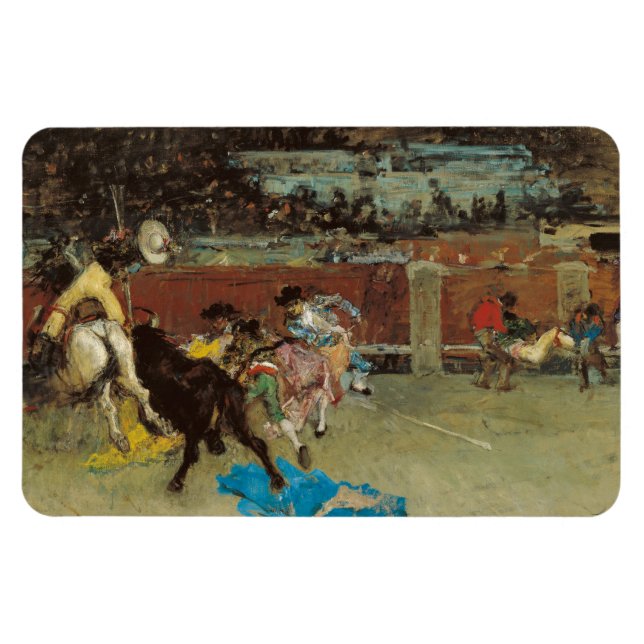 Spanish Bullfight (by Marià Fortuny) Magnet (Horizontal)