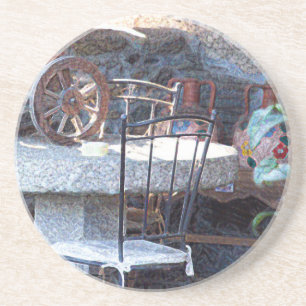 Spanish Cactus Still Life Coaster