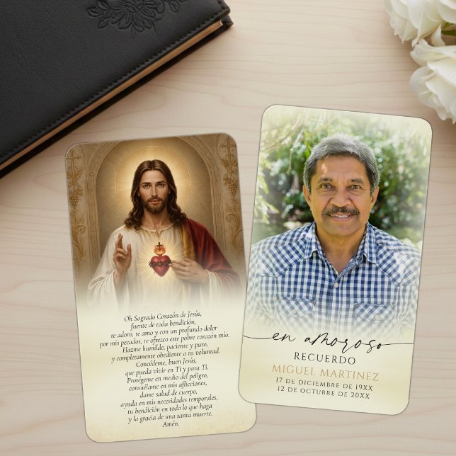 Spanish Catholic Sacred Heart Memorial Prayer (Creator Uploaded)