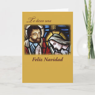 Spanish Christmas Blessing, Holy Family Holiday Card