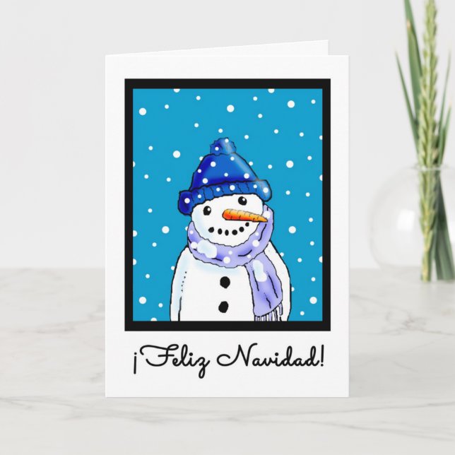 Spanish Christmas Card - Feliz Navidad (Front)
