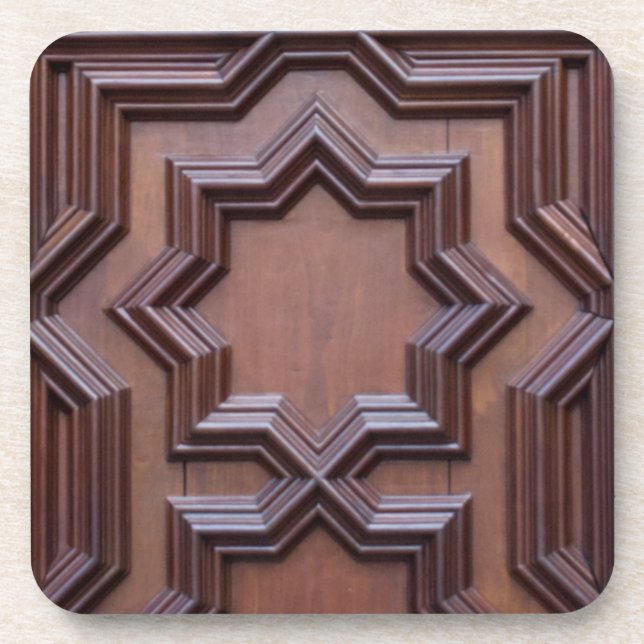 Spanish Church Door House of God Gateway to Heaven Coaster (Front)