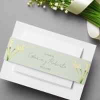 Spanish, Cinta Sobre Invitación Boda, Wedding