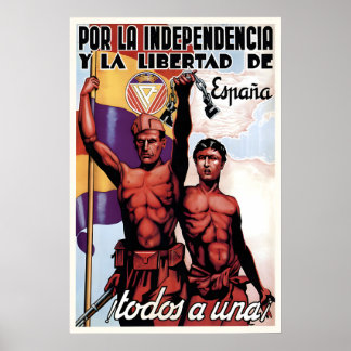 Spanish Civil War Popular Front Poster All