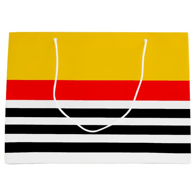 Spanish Classic Stripe large Gift Bag (Front)