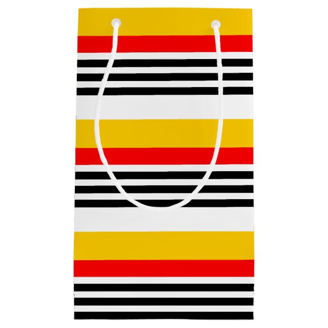 Spanish Classic Stripe Multi small Gift Bag (Front)